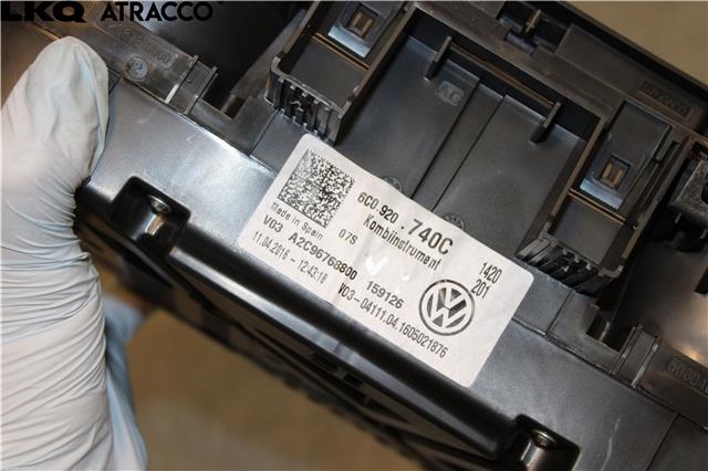 Instrumentpanel til VW Polo 2014-2017 (Type V, Fase 2)  (6C0920740C|)