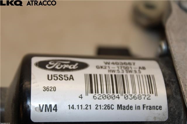 Viskermotor frontrute til Ford Transit Custom 2013-2023 (Type I)  (2598496|)