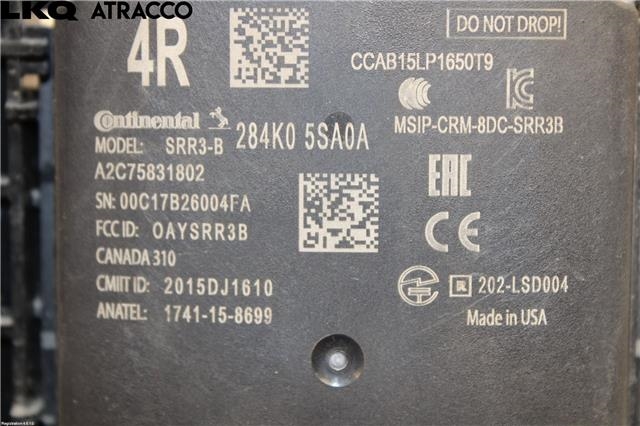 Sensor radar til Nissan Leaf 2018-->> (Type II)  (284K05SA0A|)