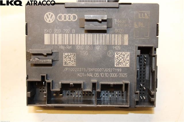 Styreenhet dør venstre foran til Audi A4 2007-2014 (Type IV) (B8) (B8) (8K0959795C|)
