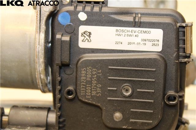 Viskermotor frontrute til Peugeot 5008 2017-->> (Type II)  (9810989580|)