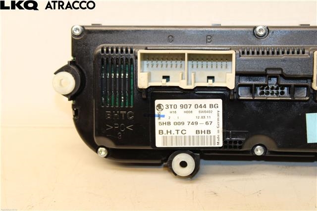 Varmeapparat betjening til Škoda Superb 2008-2015 (Type II)  (3T0907044BG|)