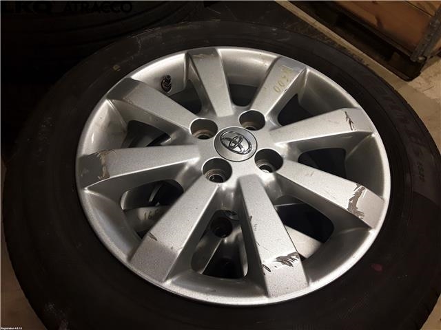 Hjulsett aluminium sommer til Toyota Yaris 2014-2020 (Type III, Fase 2)  (PZ600B0674ZC|)