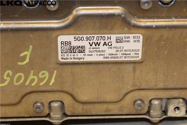 DCDC converter hybrid til VW Golf VII 2017-2020 (Fase 2)  (5G0907070H|)