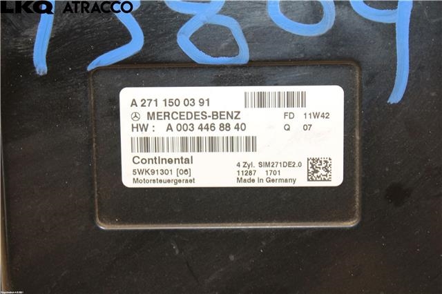 Styreenhet motor til Mercedes C-Klasse 2007-2011 (Fase 1) (W204) (W204) (A2711500391|)