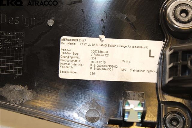 Diverse deler til Mercedes CLA 2013-2019 (C117) (C117) (A1176807000|)