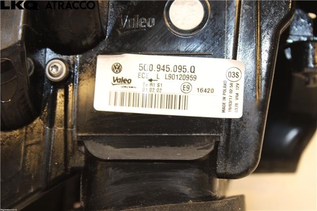 Baklykt venstre til VW e-Golf 2014-2017 (Fase 1)  (5G0945095Q|)