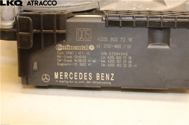 Baklukeåpner motor til Mercedes C-Klasse 2014-2018 (Fase 1) (W205) (W205) (A2058200342|)