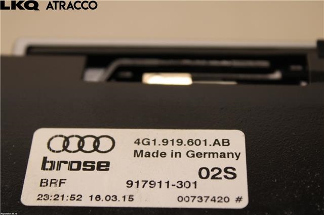 Multimedia display (MCU - Media Controller Unit) til Audi A6, Allroad 2012-2014 (Type III, Fase 1) (C7) (C7) (4G5919607D|)
