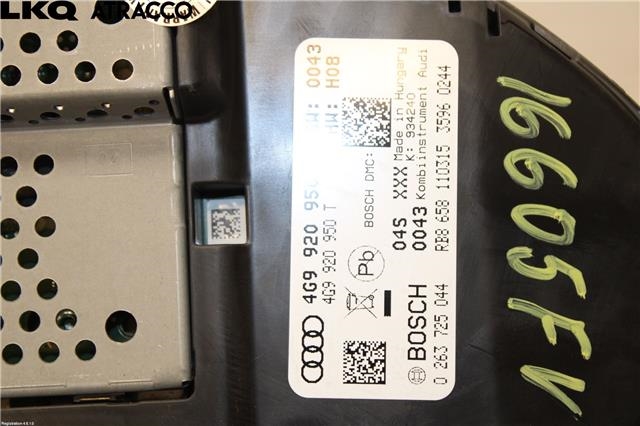 Instrumentpanel til Audi A6, Allroad 2015-2019 (Type III, Fase 2) (C7) (C7) (4G9920950M|)