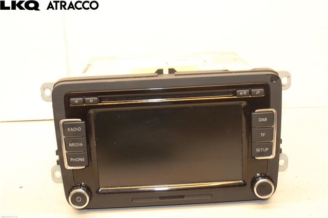 Bilstereo til VW Tiguan, 2007-2011 (Type I, Fase 1)  (1T0057680D)