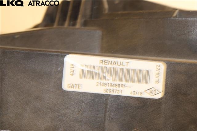 Kjølevifte til Renault Zoe 2013-2019 (Fase 1)  (214758569R|)