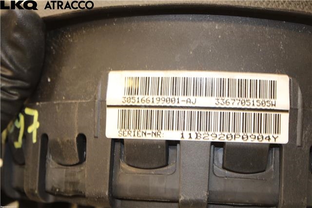 Airbag rattpute til BMW 3-Serie 2005-2011 (E90/E91/E92/E93) (E90/E91/E92/E93) (32306779829|)