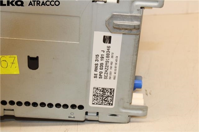 Bilstereo til VW Golf VI 2008-2012  (5P0035191J|)