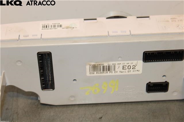 Varmeapparat betjening til Kia Soul 2014-2019 (Type II)  (97250E4020|)