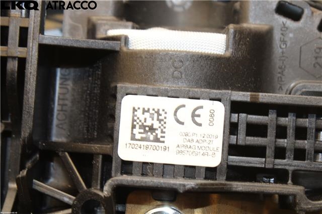 Airbag rattpute til Renault Zoe 2013-2019 (Fase 1)  (985706914R|)