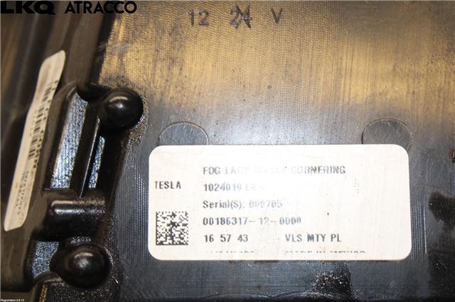 Tåkelykt høyre foran til Tesla Model S 2013-2016 (Fase 1) (102401700C|)
