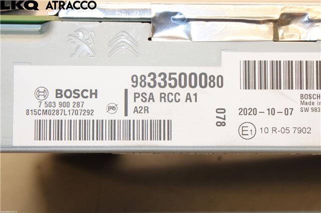 Bilstereo til Toyota Proace City 2020-->> (SU001B1746|)