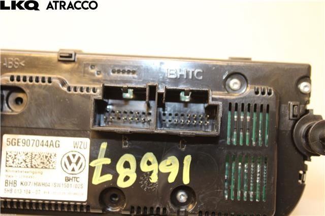 Varmeapparat betjening til VW e-Golf 2017-2020 (Fase 2) (5GE907044AN|)