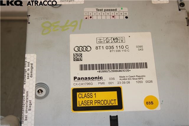 Bilstereo navigasjon til Audi A5 2007-2016 (Type I)  (4E0910888PX|)