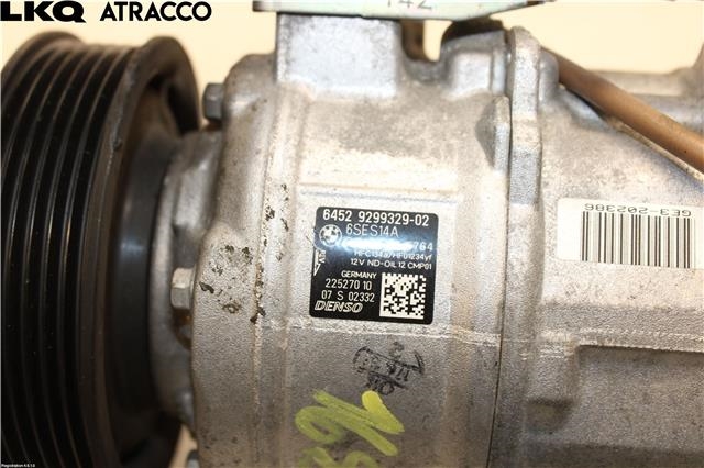 Aircondition kompressor til BMW 3-Serie 2012-2018 (F30/F31/F34) (F30/F31/F34) (64529299329|)