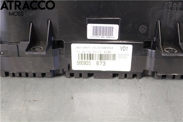 Instrumentpanel til VW Golf, Plus/Cross 2009-2013 (Fase 2)  (5M0920873X|)