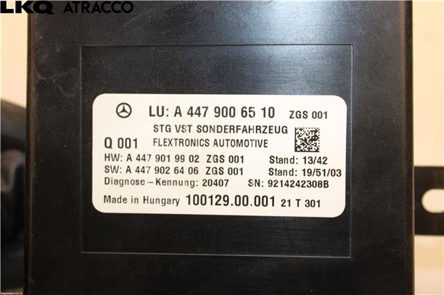 Styreenhet diverse til Mercedes Vito 2014-->> (W447) (W447) (A4479006510|)