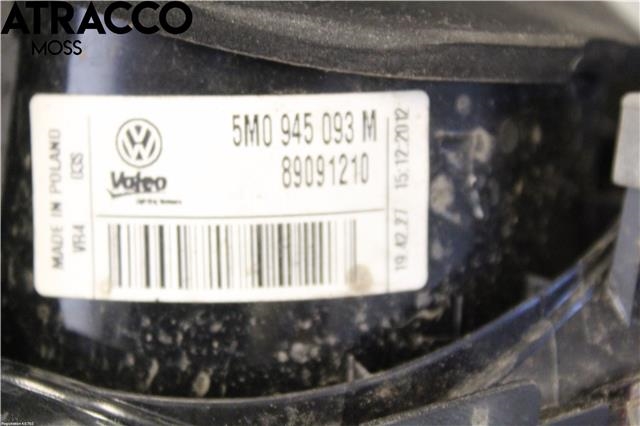 Baklykt venstre indre til VW Golf, Plus/Cross 2009-2013 (Fase 2)  (5M0945093M|)