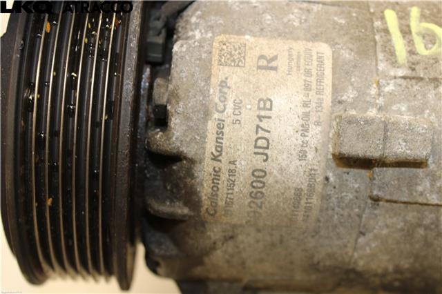 Aircondition kompressor til Nissan X-Trail 2007-2014 (T31) (T31) (92600JD71B|)