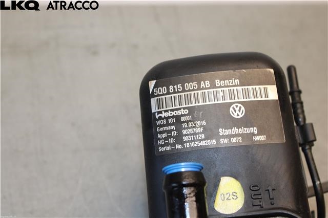 Bensinvarmer til VW Golf VII 2012-2017 (Fase 1)  (5WA815007D|)