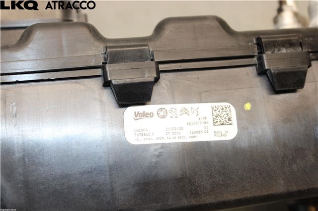 Aircondition radiator til Peugeot 2008 2019-->> (Type II)  (9830070780|)
