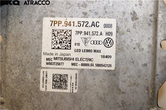 Styreenhet xenon/ballast til Audi A3 2016-2020 (Type III, Fase 2) (7PP941572AC|)