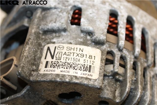 Dynamo til Mazda 6 2013-2015 (Type III, Fase 1)  (SH1N18300|)