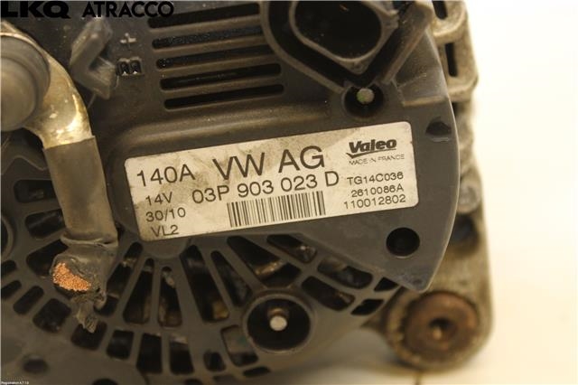 Dynamo til VW Polo 2009-2014 (Type V, Fase 1) (03P903023D|)
