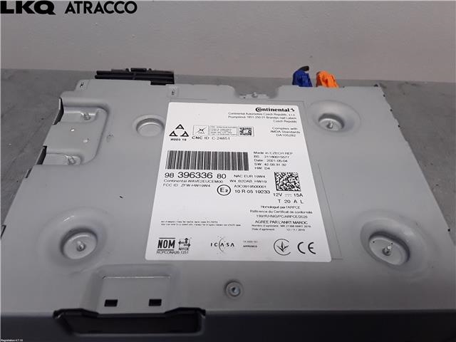 Bilstereo til Peugeot Expert 2016-->> (Type III)  (9839633680|)