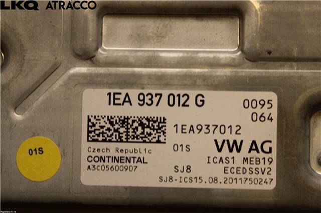 Styreenhet diverse til VW ID.3 2020-->>  (1EA937012P|)