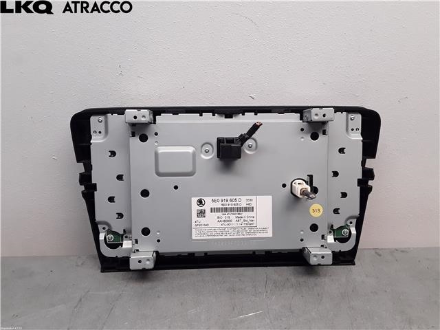 Multimedia display (MCU - Media Controller Unit) til Škoda Octavia 2013-2016 (Type III, Fase 1)  (5E0919605D|)