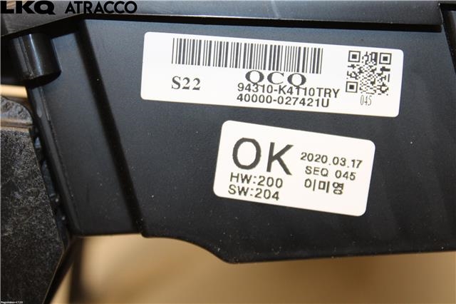 Instrument kjørecomputer til Hyundai Kona 2017-2021 (Type I, Fase 1)  (94310K4110TRY|)