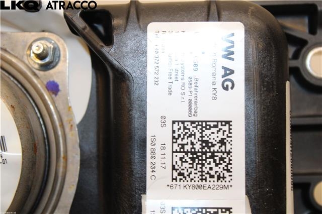 Airbag passasjer til VW Up 2012-2019  (1S0880204D|)