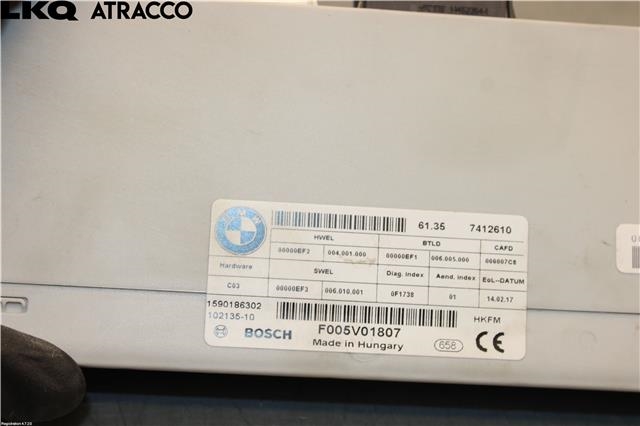 Styreenhet elektrisk bakluke til BMW 2-Serie 2014-2021 (F22/F23) (F22/F23) (61357412610|)