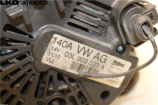 Dynamo til VW Golf, Plus/Cross 2009-2013 (Fase 2) (03L903023AX|)