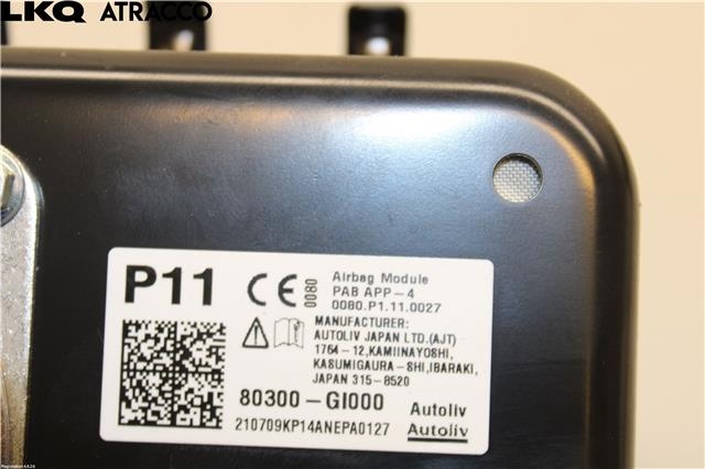 Airbag passasjer til Hyundai Ioniq 5 2021-->>  (80300GI000|)