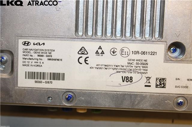 Bilstereo til Hyundai Ioniq 5 2021-->>  (96560GI870|)