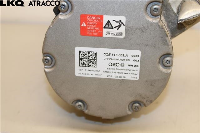 Aircondition kompressor til VW e-Golf 2017-2020 (Fase 2) (5QE816803A|)