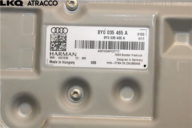 Bilstereo forsterker til Audi Q4 e-tron 2021-->>  (8Y0035465A|)