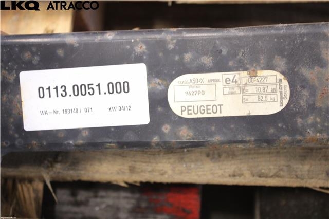 Hengerfeste til Peugeot 508 2011-2014 (Type I, Fase 1) (9627PG|)