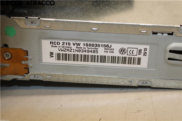 Bilstereo til VW E-Up 2013-2019  (1S0035156J|)