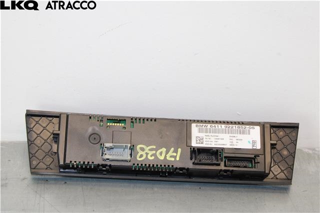 Varmeapparat betjening til BMW 3-Serie 2005-2011 (E90/E91/E92/E93) (E90/E91/E92/E93) (64119286618|)