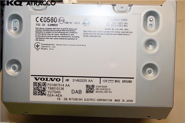 Bilstereo til Volvo V90 / V90 CC / S90 2016-->> (36011499|)