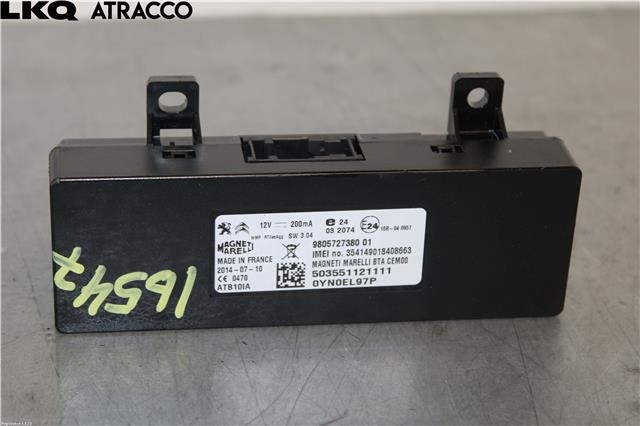 Styreenhet bluetooth til Peugeot 508, 2014-2018 (Type I, Fase 2)  (9805727380)